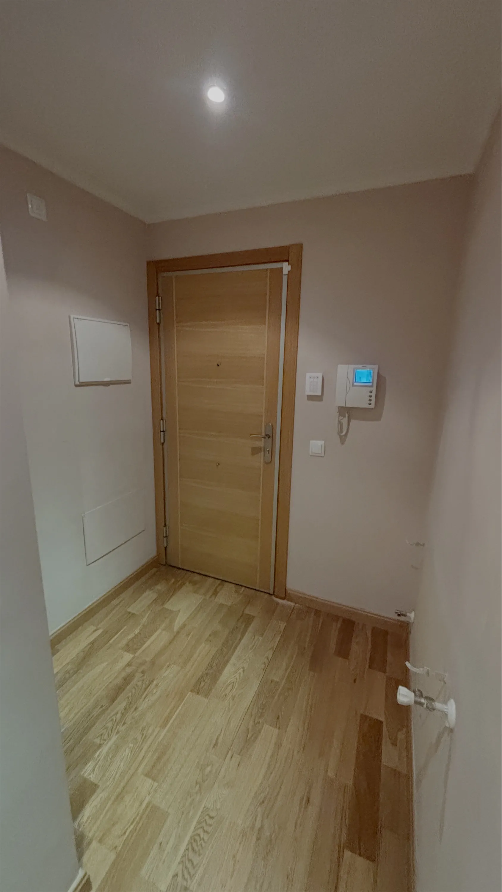 Estado inicial del inmueble — Entrada / recibidor (tras la limpieza)
