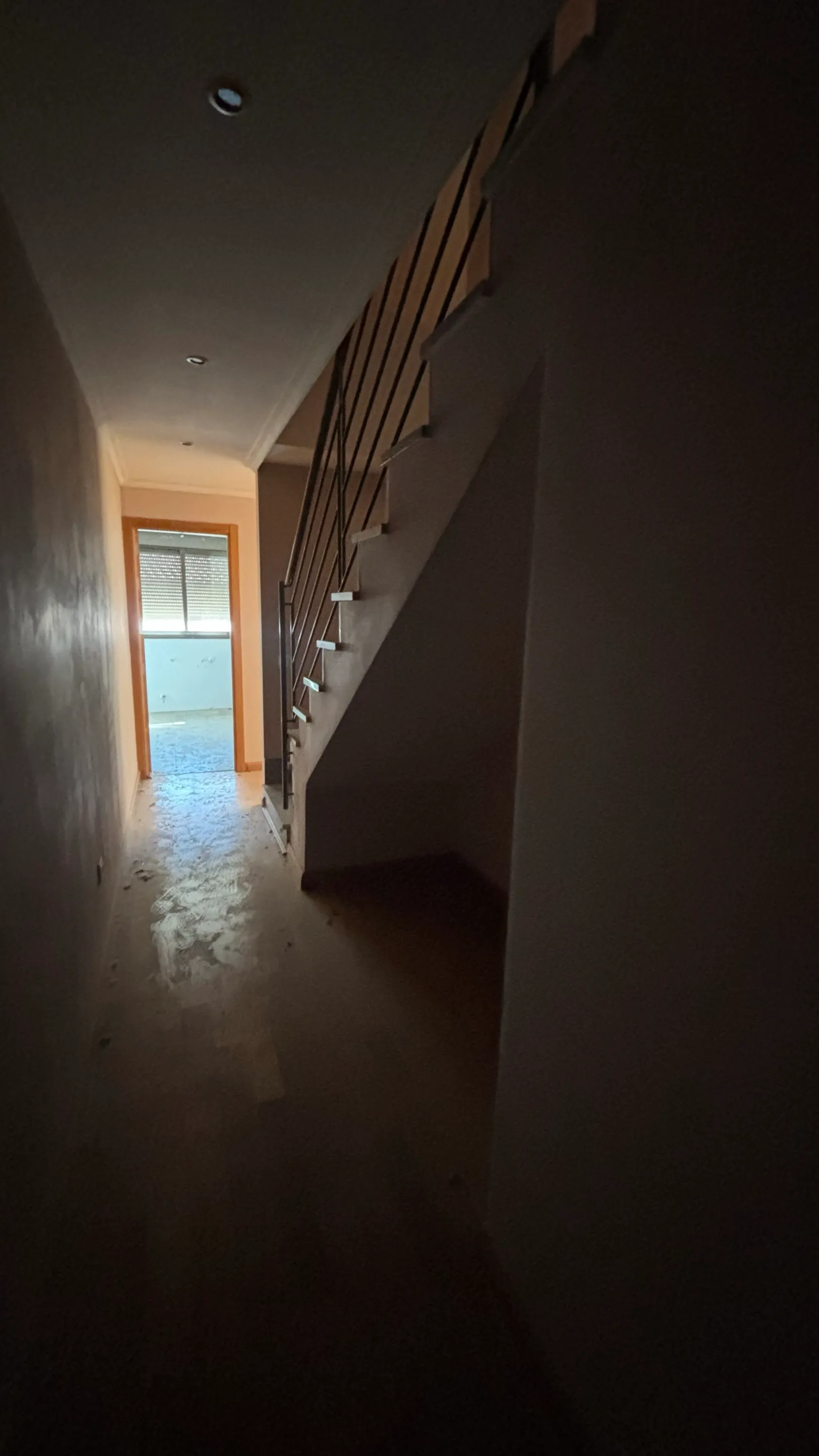 Estado inicial del inmueble — Distribuidor / escalera (primera entrada)