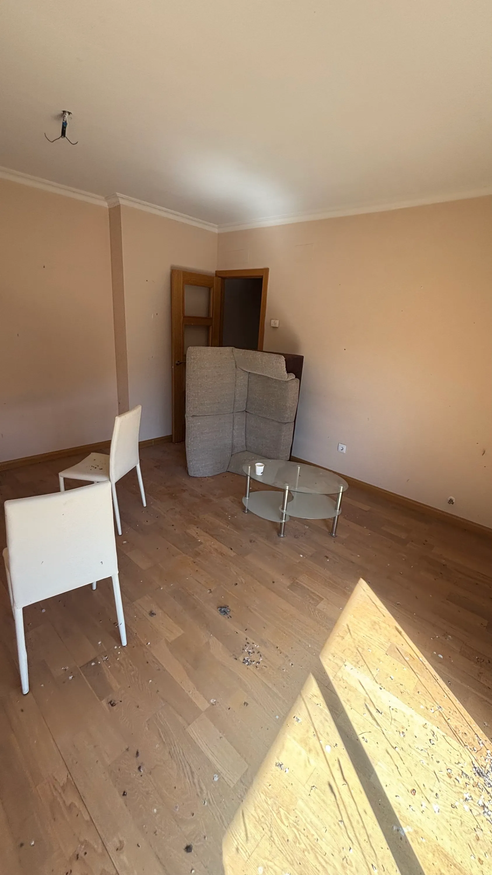 Estado inicial del inmueble — Salón (primera entrada)