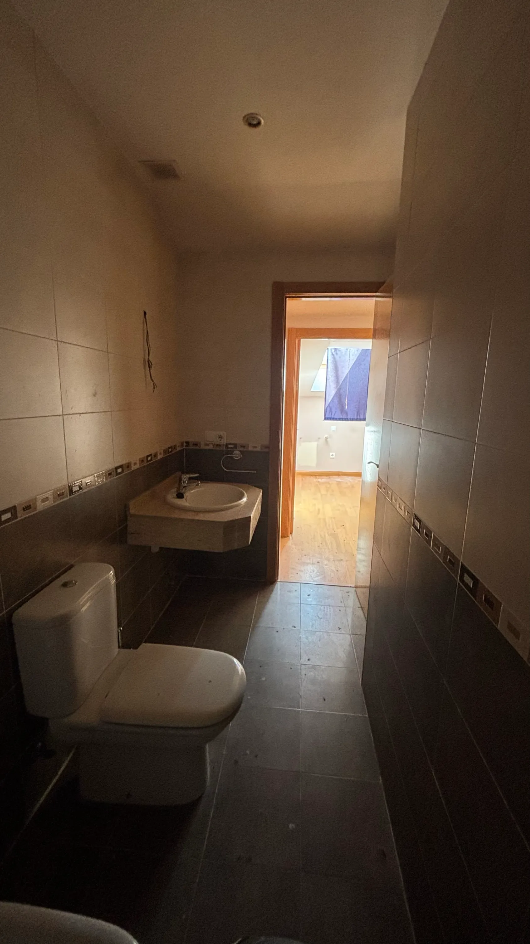 Estado inicial del inmueble — Baño 2 (primera entrada)